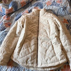 Free Country Women's Off-White Quilted Puffer Jacket